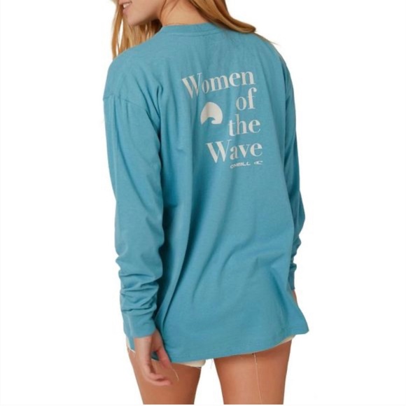 O’Neill Blue Long Sleeve Top - Picture 2 of 3